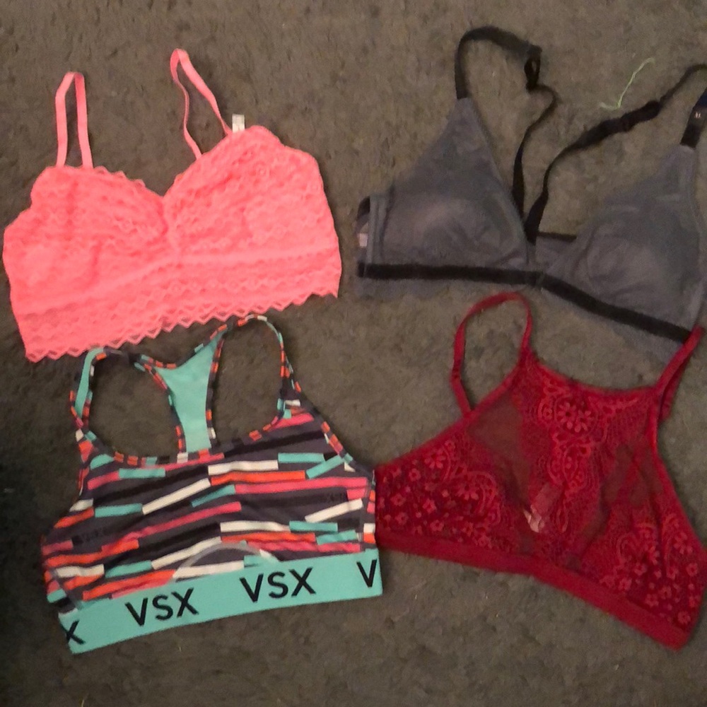 Lot of VS Bralettes. Size Large